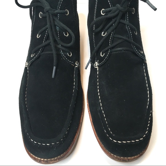 UGG 'Via Lungarno' Black Suede Chukka Boot 12 EUC - Picture 4 of 11